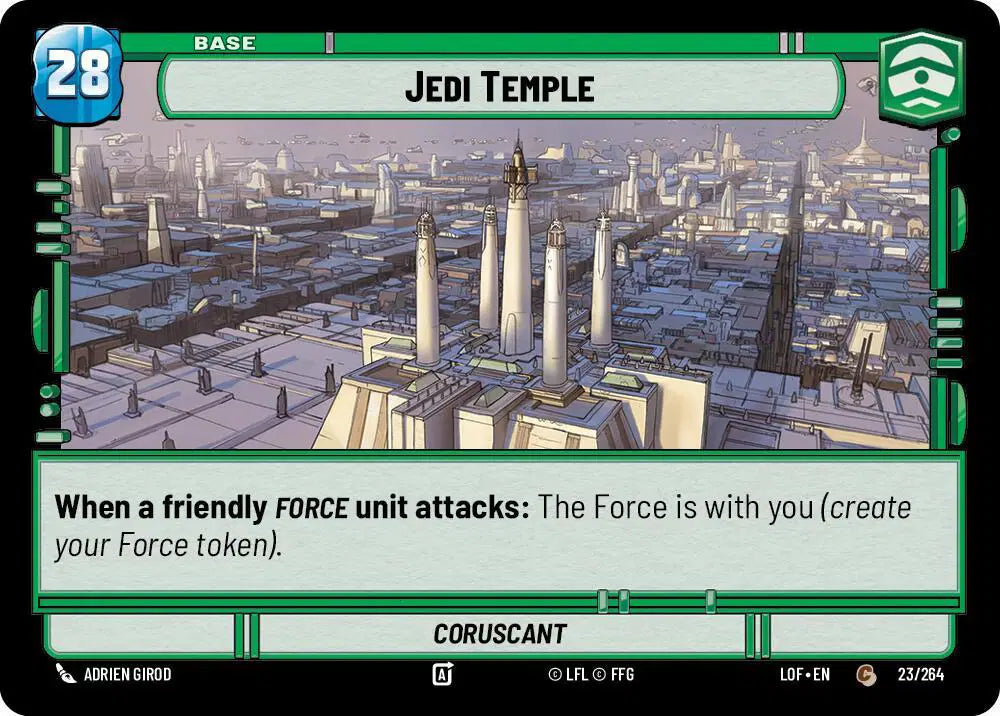 Jedi Temple // Force - LOF-023_2 - Legends of the Force