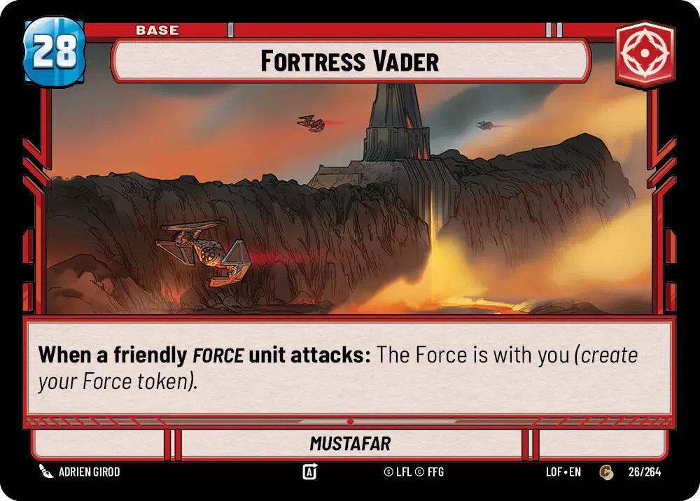 Fortress Vader // Force - LOF-026_2 - Legends of the Force