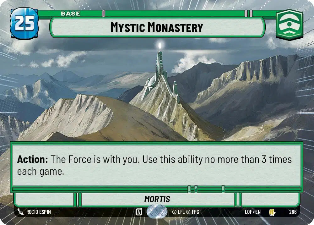 Mystic Monastery (Hyperspace) - LOF-286 - Legends of the Force