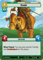 Kaadu (Hyperspace) - LOF-378 - Legends of the Force