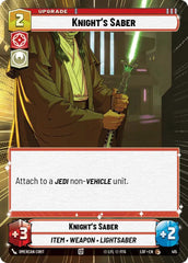 Knight's Saber (Hyperspace) - LOF-415 - Legends of the Force