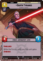 Darth Tyranus - Servant of Sidious (Hyperspace) - LOF-495 - Legends of the Force