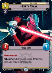 Darth Malak - Covetous Apprentice (Hyperspace) - LOF-498 - Legends of the Force