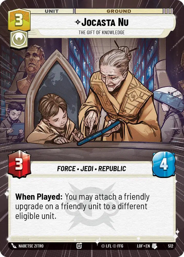 Jocasta Nu - The Gift of Knowledge (Hyperspace) - LOF-512 - Legends of the Force