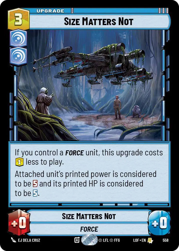 Size Matters Not (Foil) - LOF-558 - Legends of the Force