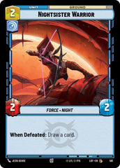 Nightsister Warrior (Foil) - LOF-561 - Legends of the Force