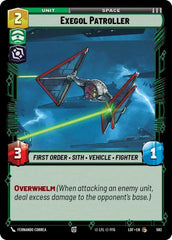 Exegol Patroller (Foil) - LOF-582 - Legends of the Force