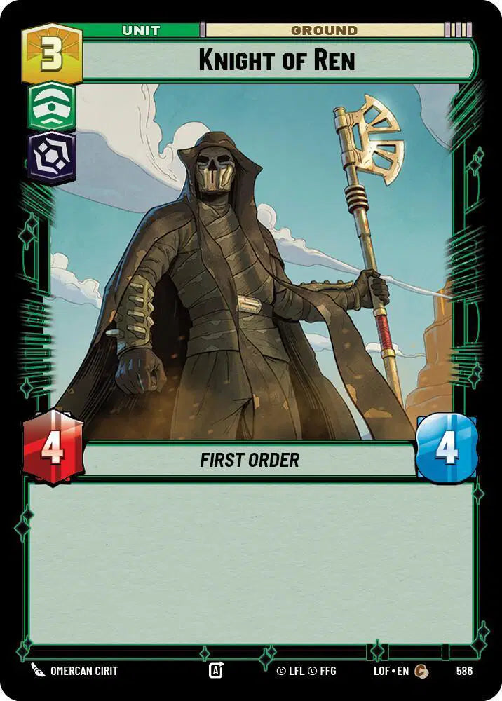 Knight of Ren (Foil) - LOF-586 - Legends of the Force