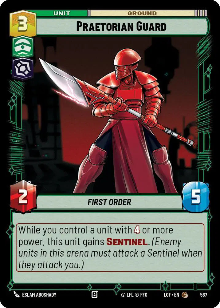 Praetorian Guard (Foil) - LOF-587 - Legends of the Force
