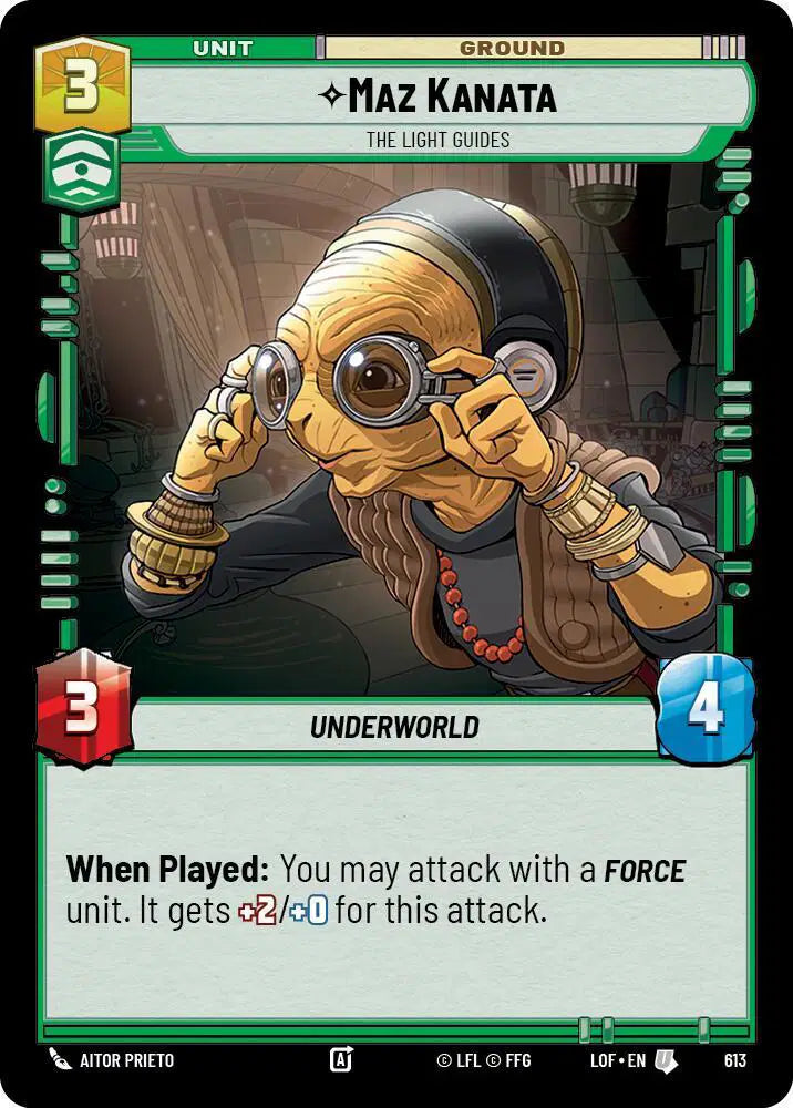 Maz Kanata - The Light Guides (Foil) - LOF-613 - Legends of the Force