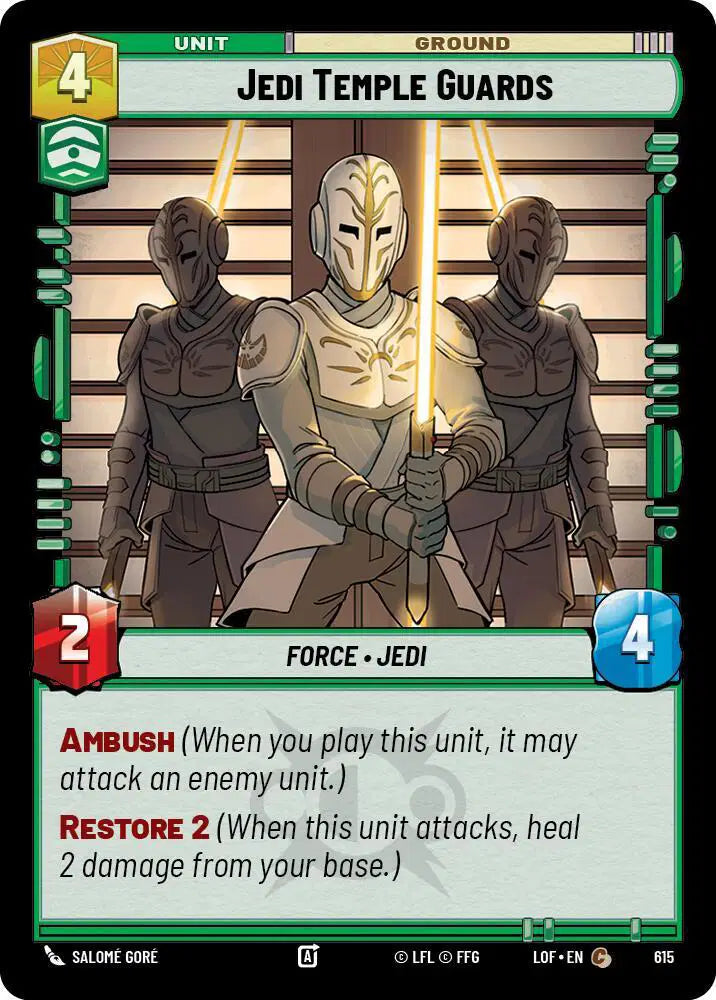 Jedi Temple Guards (Foil) - LOF-615 - Legends of the Force