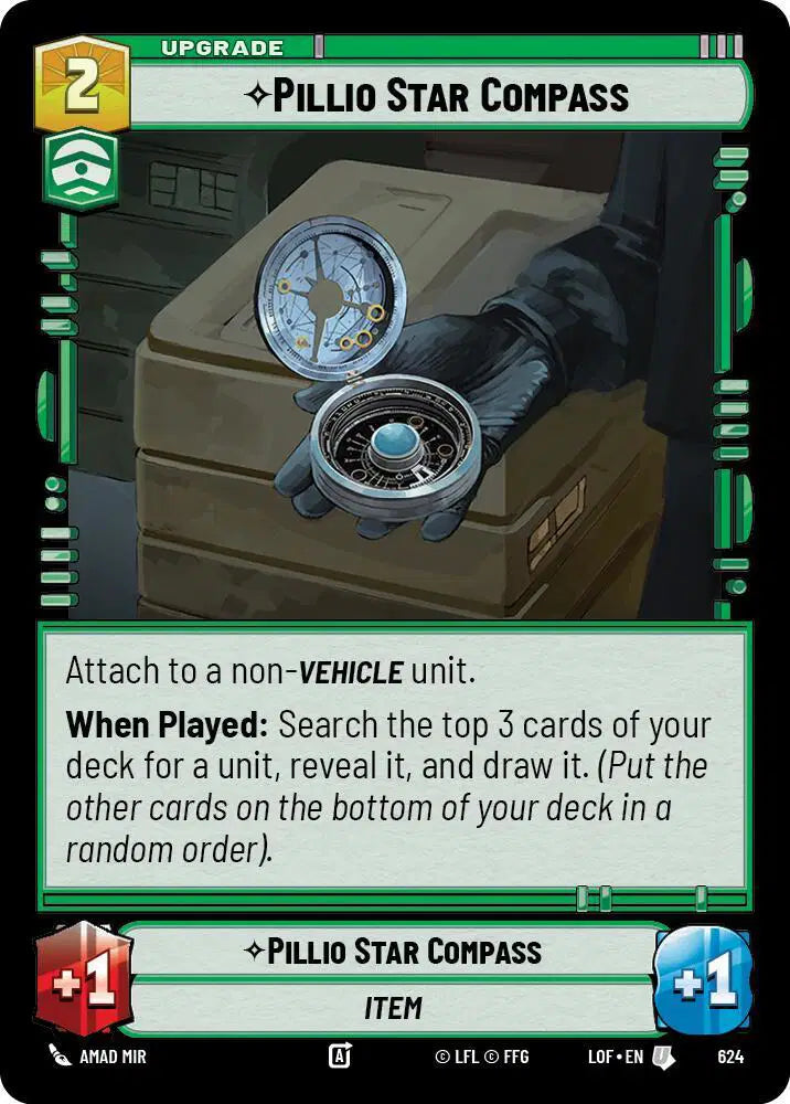 Pillio Star Compass (Foil) - LOF-624 - Legends of the Force