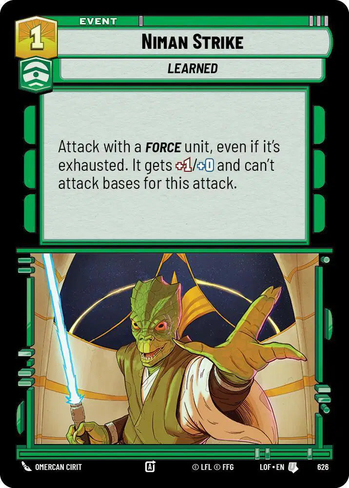 Niman Strike (Foil) - LOF-626 - Legends of the Force