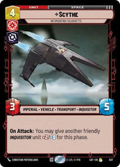 Scythe - Intimidating Silhouette (Foil) - LOF-637 - Legends of the Force