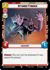 Attuned Fyrnock (Foil) - LOF-645 - Legends of the Force