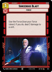 Sorcerous Blast (Foil) - LOF-674 - Legends of the Force