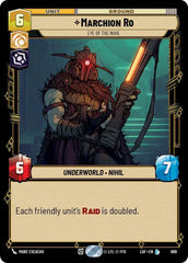 Marchion Ro - Eye of the Nihil (Foil) - LOF-688 - Legends of the Force