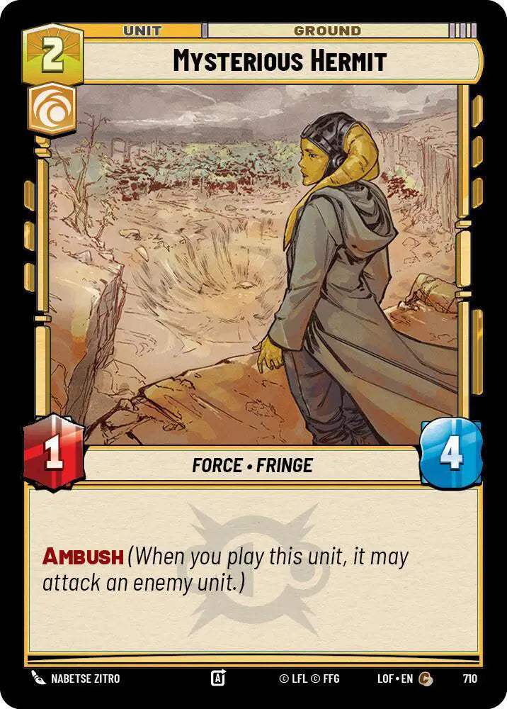 Mysterious Hermit (Foil) - LOF-710 - Legends of the Force