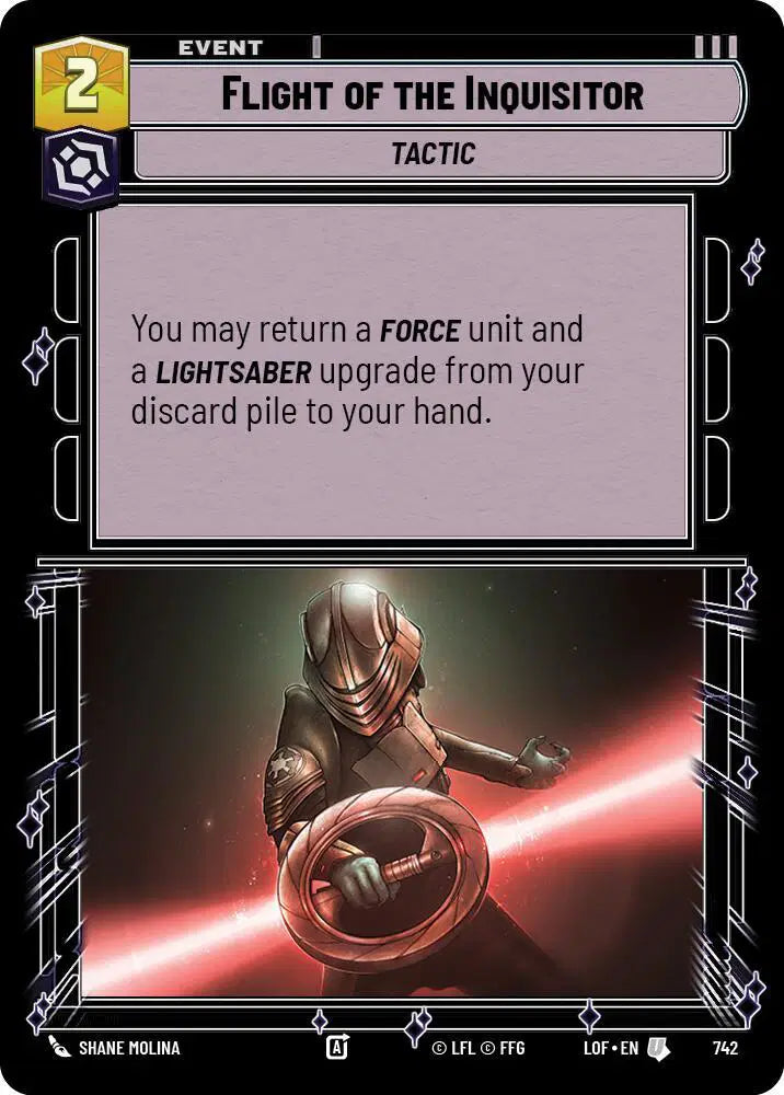 Flight of the Inquisitor (Foil) - LOF-742 - Legends of the Force