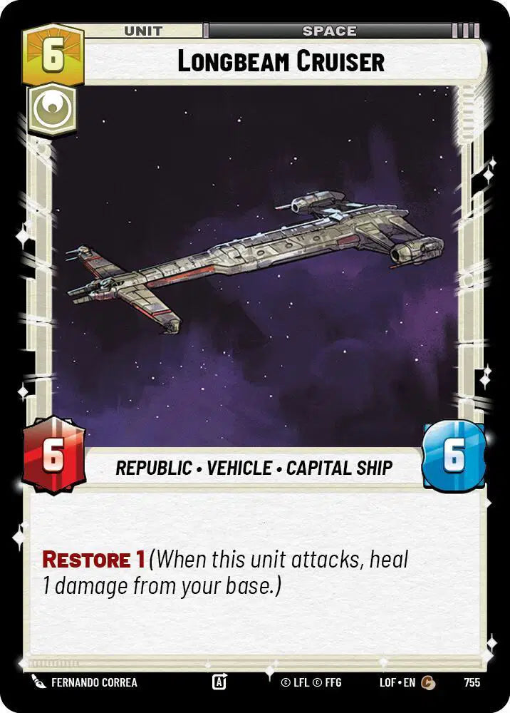 Longbeam Cruiser (Foil) - LOF-755 - Legends of the Force