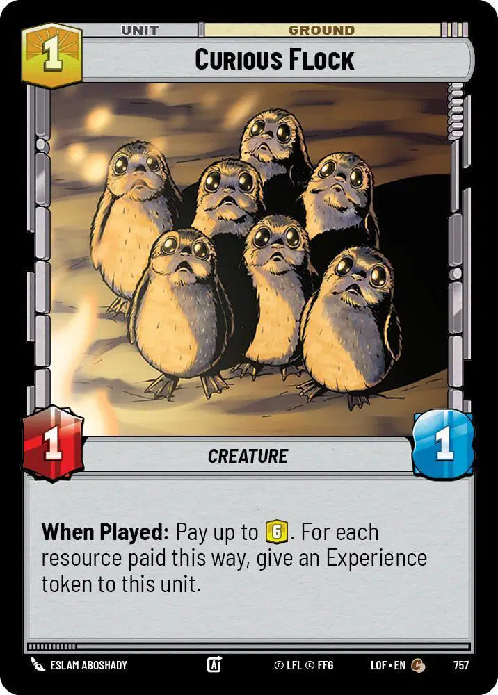 Curious Flock (Foil) - LOF-757 - Legends of the Force