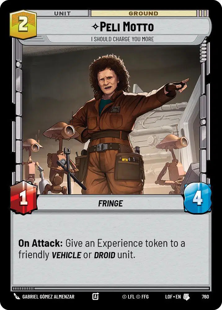Peli Motto - I Should Charge You More (Foil) - LOF-760 - Legends of the Force