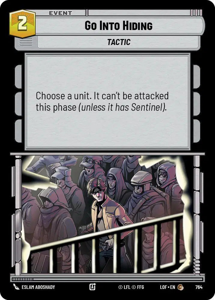 Go Into Hiding (Foil) - LOF-764 - Legends of the Force