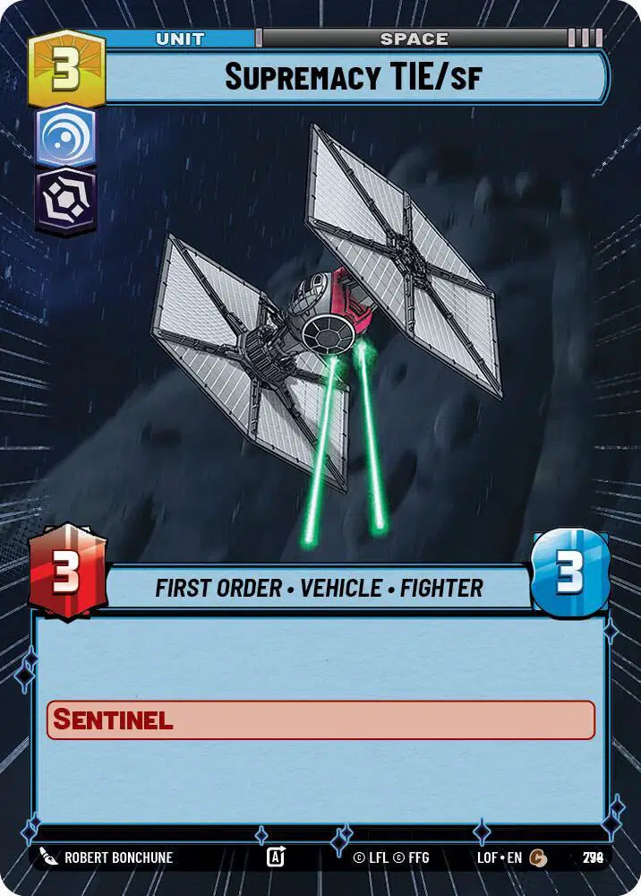 Supremacy TIE/sf (Hyperspace Foil) - LOF-774 - Legends of the Force