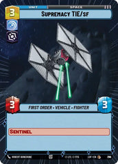 Supremacy TIE/sf (Hyperspace Foil) - LOF-774 - Legends of the Force