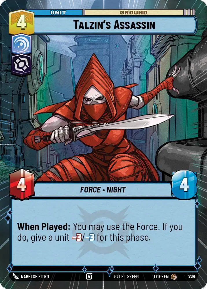 Talzin's Assassin (Hyperspace Foil) - LOF-775 - Legends of the Force