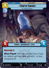 Darth Sidious - The Phantom Menace (Hyperspace Foil) - LOF-779 - Legends of the Force