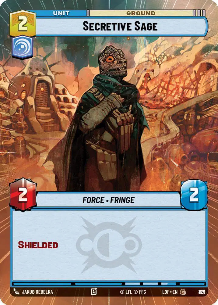 Secretive Sage (Hyperspace Foil) - LOF-801 - Legends of the Force