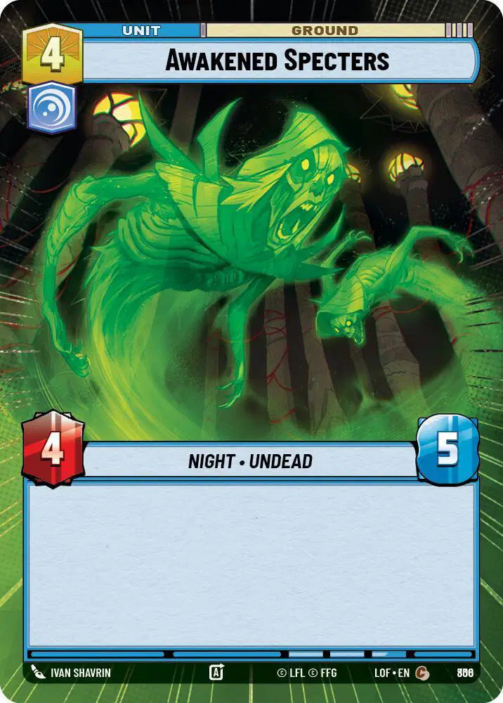 Awakened Specters (Hyperspace Foil) - LOF-806 - Legends of the Force