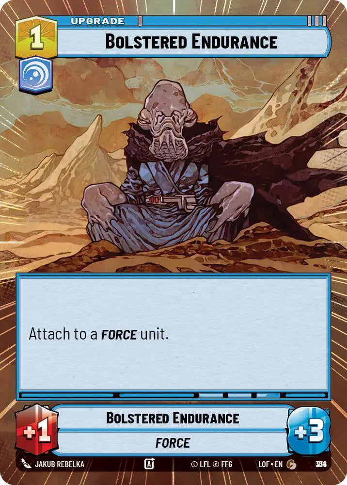 Bolstered Endurance (Hyperspace Foil) - LOF-814 - Legends of the Force