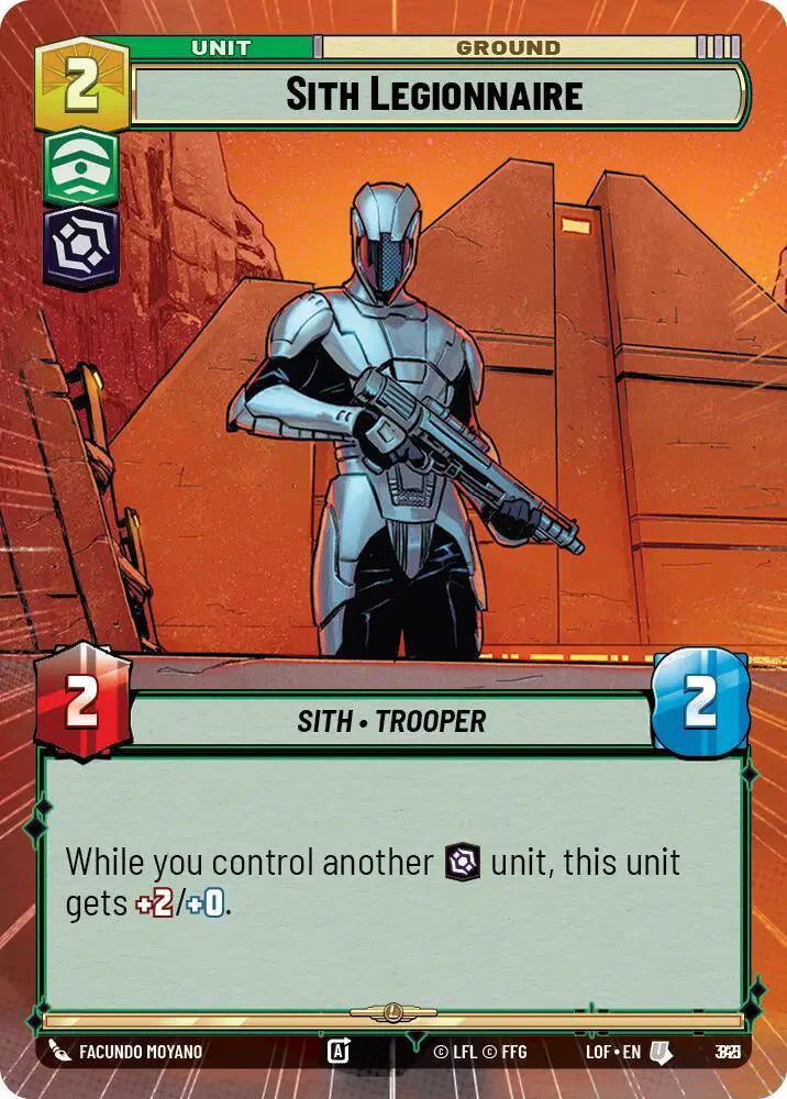 Sith Legionnaire (Hyperspace Foil) - LOF-821 - Legends of the Force