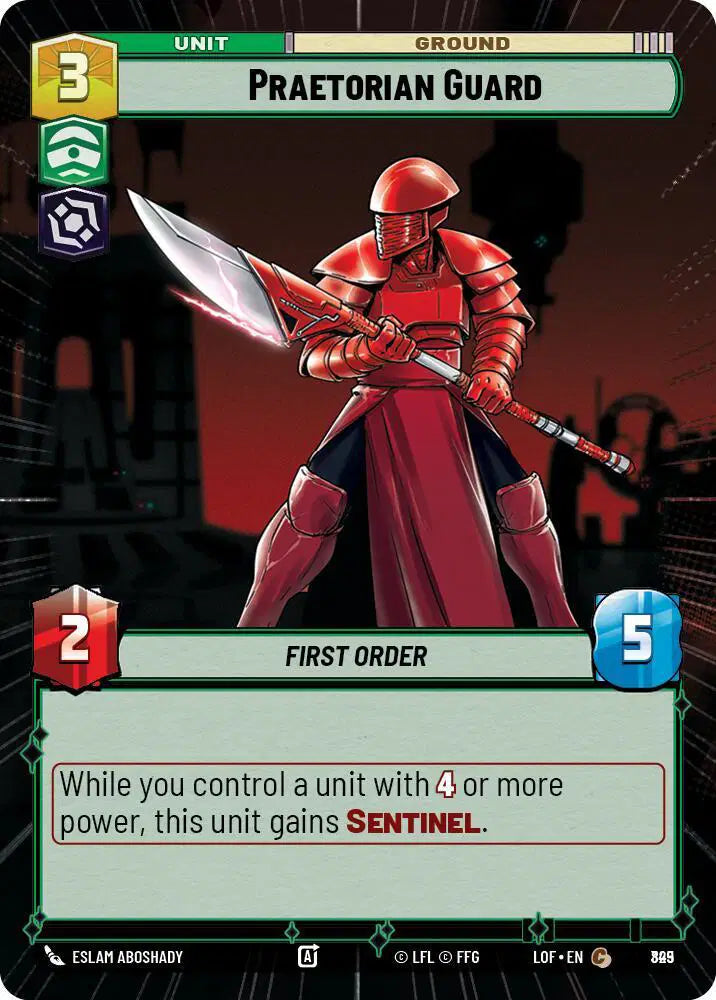 Praetorian Guard (Hyperspace Foil) - LOF-825 - Legends of the Force