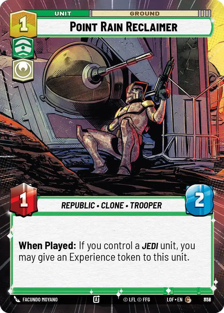 Point Rain Reclaimer (Hyperspace Foil) - LOF-832 - Legends of the Force