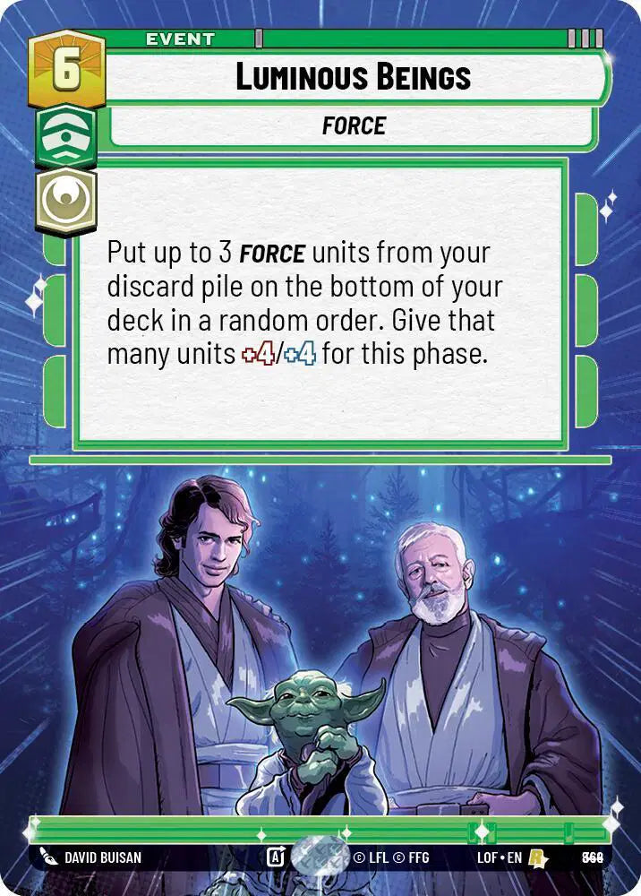 Luminous Beings (Hyperspace Foil) - LOF-844 - Legends of the Force