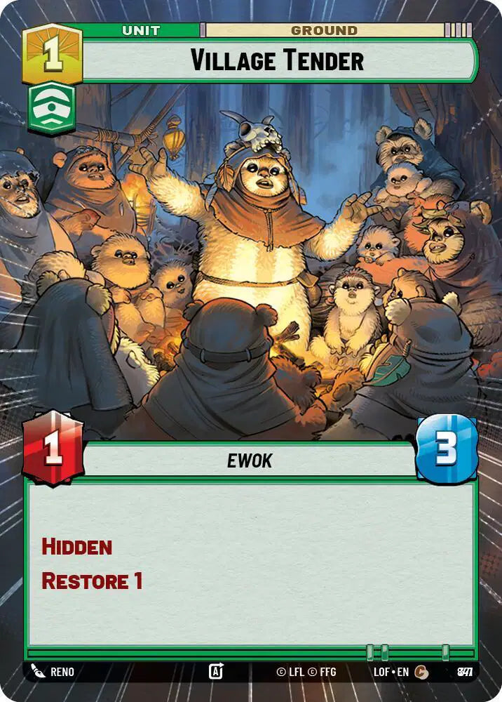 Village Tender (Hyperspace Foil) - LOF-847 - Legends of the Force