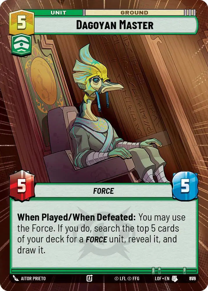 Dagoyan Master (Hyperspace Foil) - LOF-855 - Legends of the Force