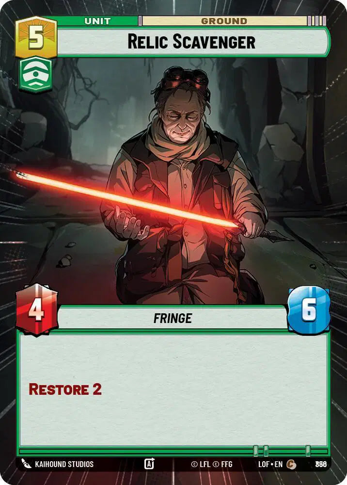 Relic Scavenger (Hyperspace Foil) - LOF-856 - Legends of the Force