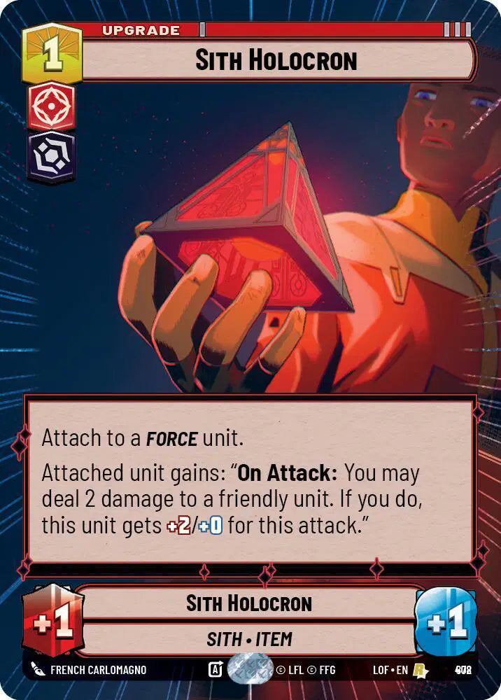 Sith Holocron (Hyperspace Foil) - LOF-878 - Legends of the Force