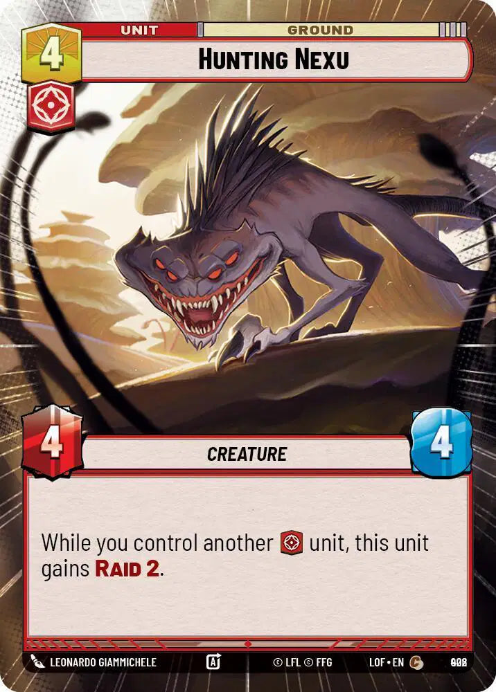 Hunting Nexu (Hyperspace Foil) - LOF-902 - Legends of the Force