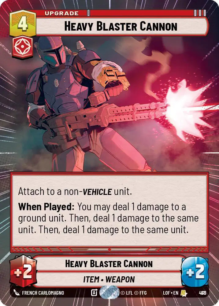 Heavy Blaster Cannon (Hyperspace Foil) - LOF-911 - Legends of the Force