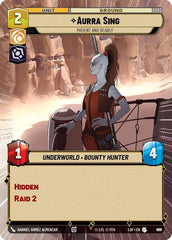 Aurra Sing - Patient and Deadly (Hyperspace Foil) - LOF-919 - Legends of the Force
