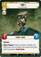 BD-1 - Beep Boo Boo Bweep (Hyperspace Foil) - LOF-931 - Legends of the Force