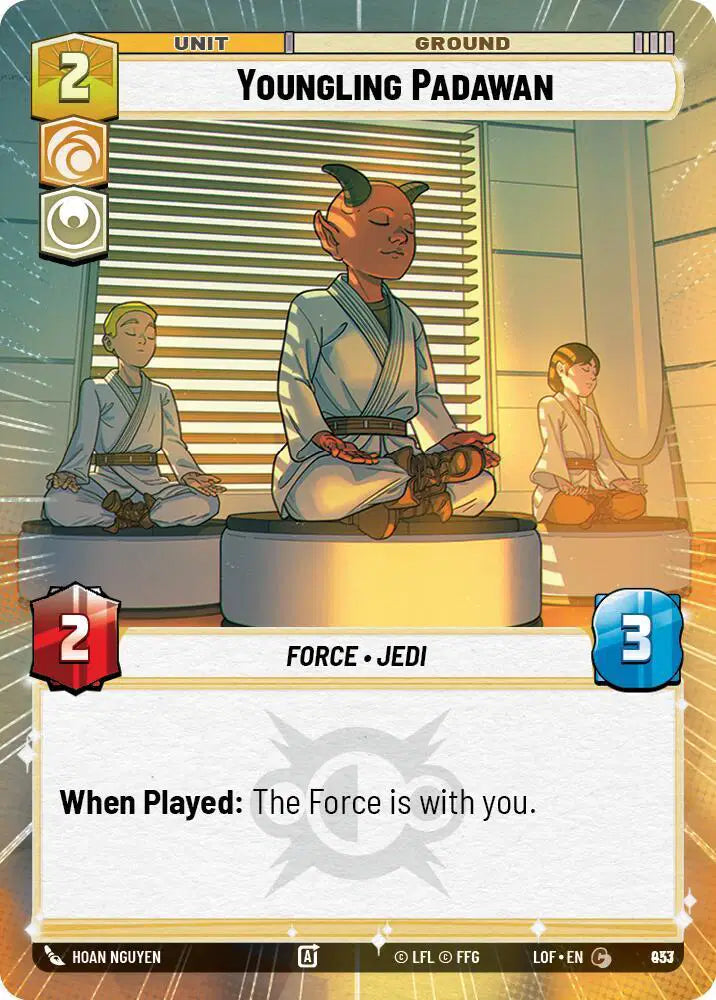Youngling Padawan (Hyperspace Foil) - LOF-933 - Legends of the Force