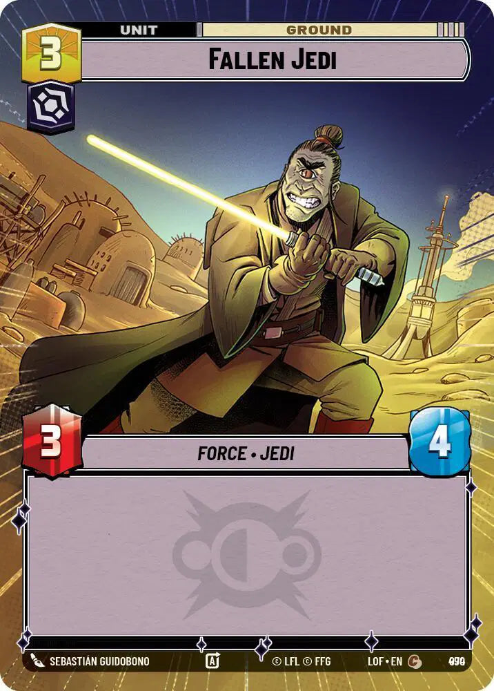 Fallen Jedi (Hyperspace Foil) - LOF-970 - Legends of the Force