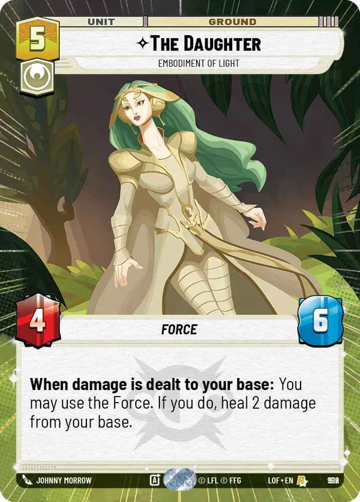 The Daughter - Embodiment of Light (Hyperspace Foil) - LOF-992 - Legends of the Force