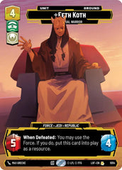 Eeth Koth - Spiritual Warrior (Prestige) - LOF-1054 - Legends of the Force